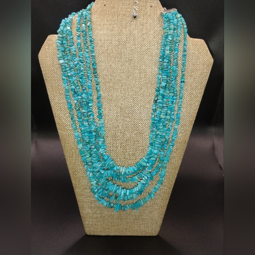 Jay king Multi-Strand Turquoise Necklace - Picture 3 of 9